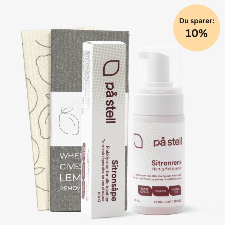 Flekkfjernerpakken fra På Stell med 10% rabatt