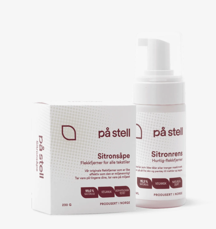 Sitronsåpe + Sitronrens