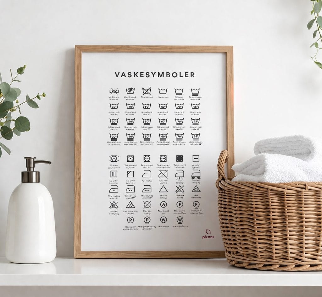 Vaskesymbol-plakat
