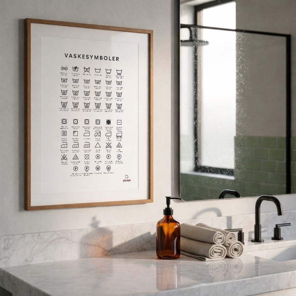 Vaskesymbol-plakat - Bilde 2